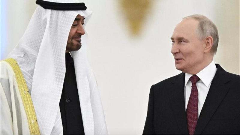 بوتين ورئيس الإمارات