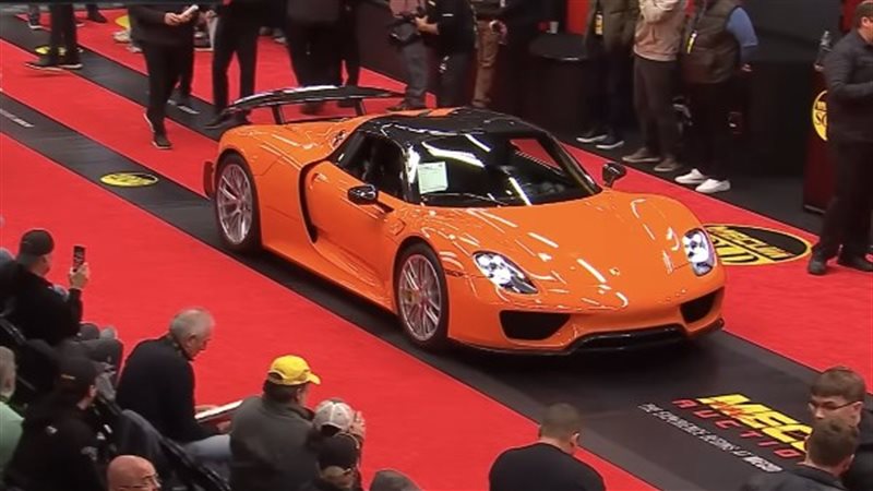 بورشه 918 سبايدر تكسر الأرقام.. نسخة نادرة 