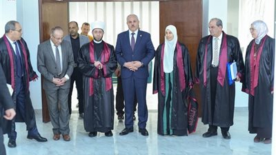وزير الأوقاف يشارك في مناقشة رسالة ماجستير لباحثة من الواعظات