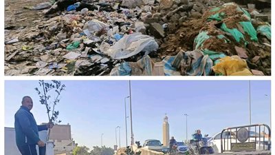 الجيزة: تحويل طريق الصرف بأرض اللواء من بؤرة تجمع للمخلفات إلى طريق ممهد ونظيف