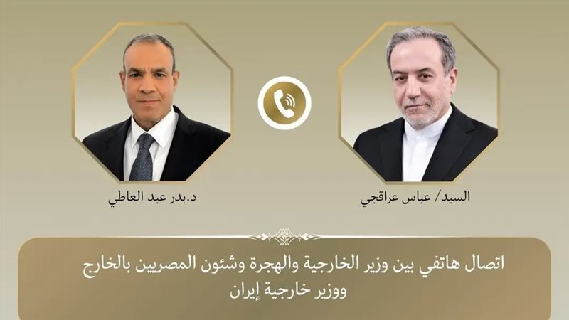 وزيرا الخارجية المصري والإيراني