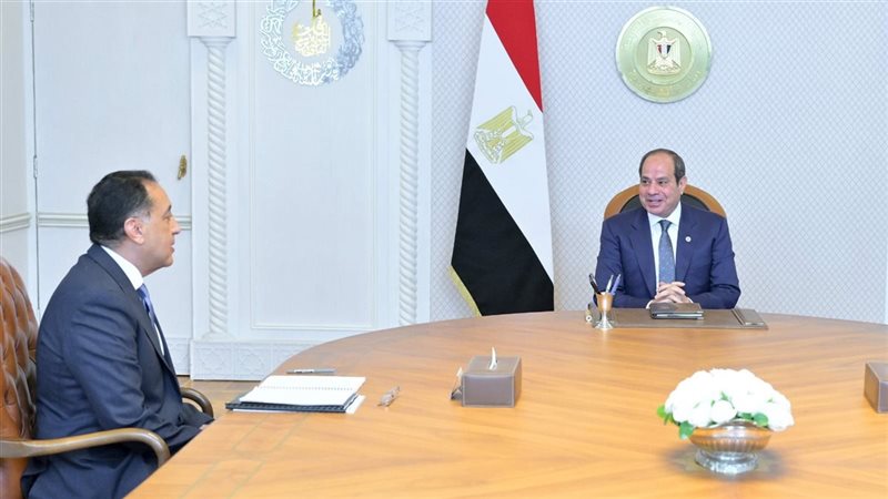 الرئيس السيسي ورئيس الوزراء
