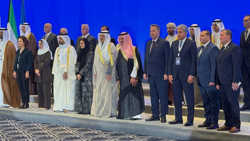 جانب من مشاركة وزير السياحة