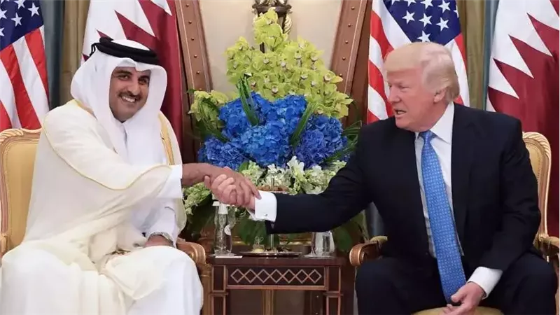 أمير قطر وترامب
