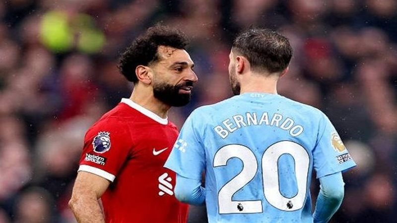 محمد صلاح وبرناردو سيلفا