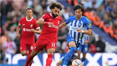محمد صلاح يواجه اختبارًا صعبًا مع ليفربول أمام برايتون في كأس الاتحاد الإنجليزي