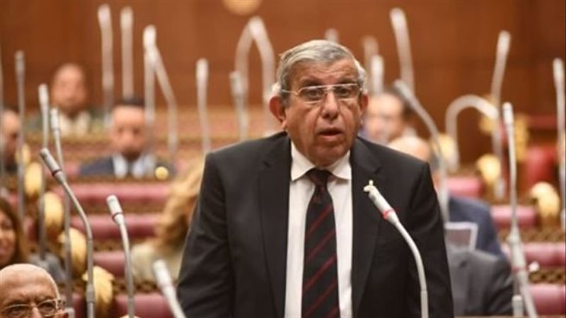 النائب علاء عبد النبي، وكيل لجنة الزراعة والري بمجلس الشيوخ