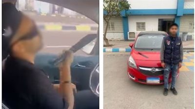 كشف ملابسات فيديو سائق يستعرض بسلاح أبيض ويعرض المواطنين بالاسكندرية للخطر