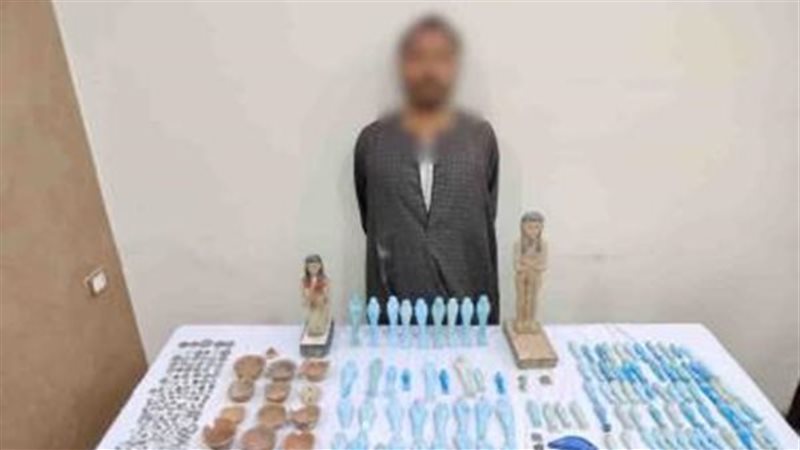 المتهم والمضبوطات