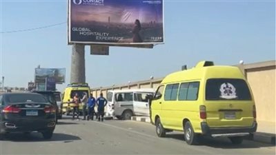 إصابات في تصادم مروع بين ميكروباصين في مدينة نصر