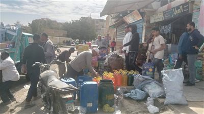 حملات مكبرة لتنفيذ قرارات الغلق ورفع الإشغالات بمدينة الشروق| صور 