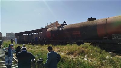 السكك الحديدية تصدر بياناً بشان حادث سقوط بوجي عربة قطار ببني سويف