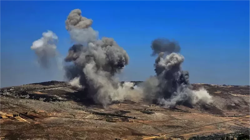هجوم سابق ضد منشآت لحزب الله في البقاع