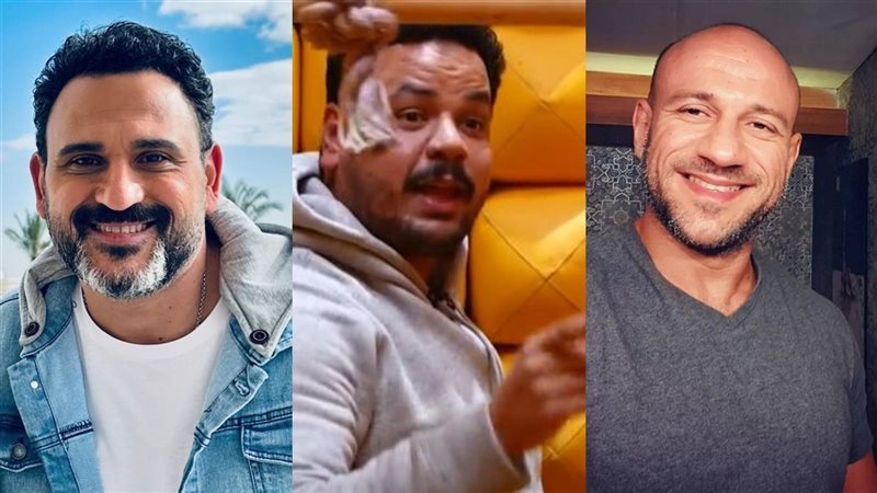مصطفى غريب وأحمد مكي وأكرم حسني