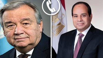 الرئيس السيسي وجوتيريش يبحثان تقديم الإغاثة لأهالي غزة من خلال الأونروا