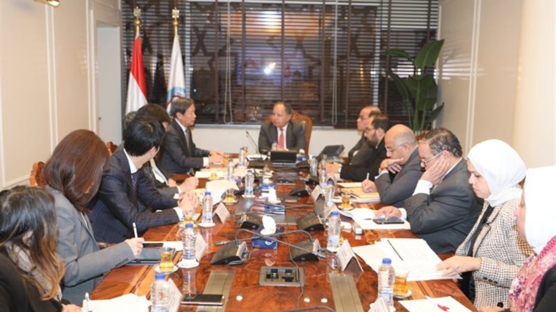 الدكتور محمد معيط وزير المالية خلال الاجتماع