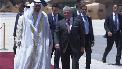 الشيخ محمد بن زايد آل نهيان يصل الأردن في زيارة رسمية