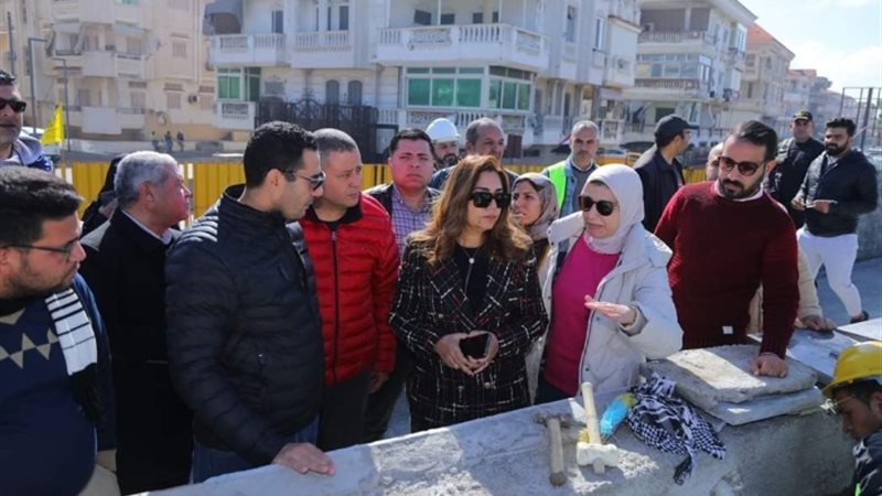 جانب من جولة محافظ دمياط في مدينة رأس البر