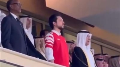 «ملك بدرجة مشجع»، الأمير حسين حاضر في نهائي الأردن وقطر بكأس آسيا 2023