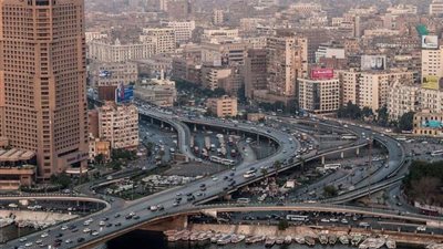 غلق جزئي أعلى كوبري أكتوبر للقادم من رمسيس اتجاه نزلة السبتية
