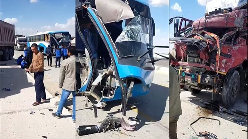 حادث حافلة فريق نادى الشمس