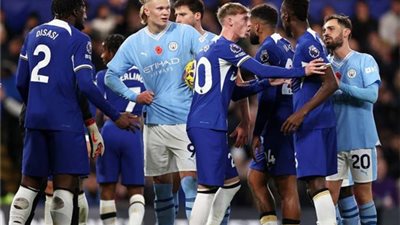 مانشستر سيتى وتشيلسي في قمة الجولة الـ 25 بالدوري الإنجليزي اليوم