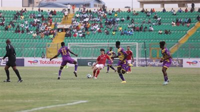 الأهلي ضد ميدياما، التعادل السلبي يحسم الشوط الأول من المباراة