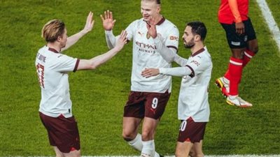 ميجا هالاند وسوبر دي بروين، مانشيستر سيتى يدك شباك لوتون بسداسية (فيديو)