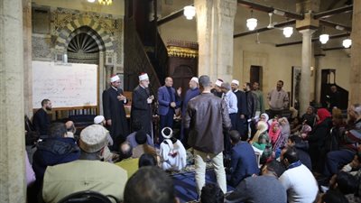 وكيل وقيادات الأزهر يتفقدون صيانة الجامع استعدادا لشهر رمضان