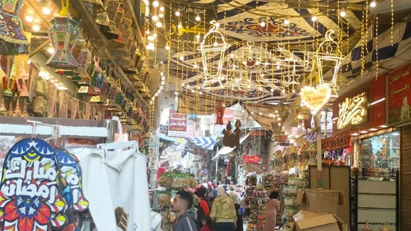 زينة شهر رمضان من داخل محافظة دمياط