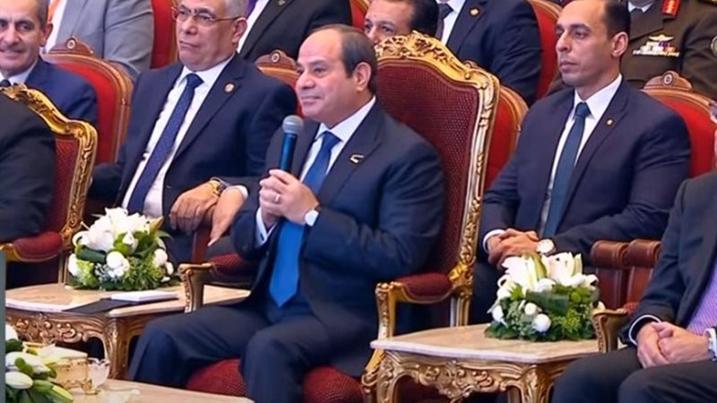 الرئيس عبد الفتاح السيسي من الاحتفالية