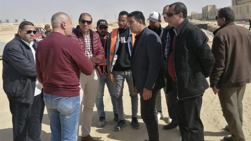 جانب من جولة وزارة الإسكان في بني سويف
