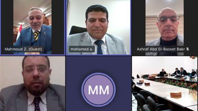 مساعد وزيرة التخطيط تجتمع بلجنة تحكيم جوائز التميز الداخلية بجامعة طنطا