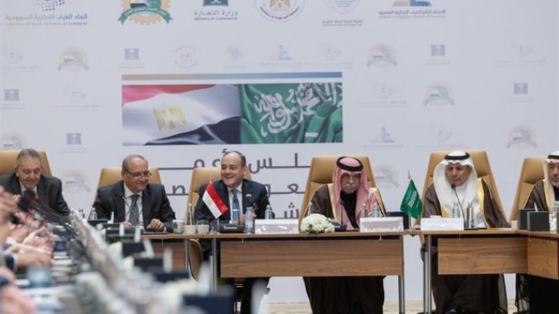 جانب من الاجتماع الوزاري للدورة الثامنة عشرة للجنة المصرية 