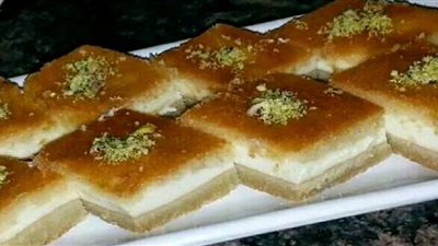 بسبوسة بالقشطة بطبقة كريمية غنية.. نجمة حلويات رمضان 2026 على مائدة الإفطار
