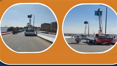 صيانة وتركيب 1100 كشاف ولحام 56 عمودًا لمنع تعرضها للسرقة بقنا 