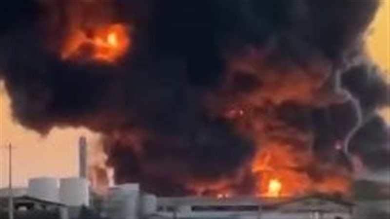 حريق بإيران 