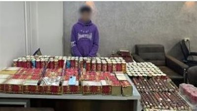ضبط متهم بالاتجار في الألعاب النارية عبر مواقع التواصل ببني سويف