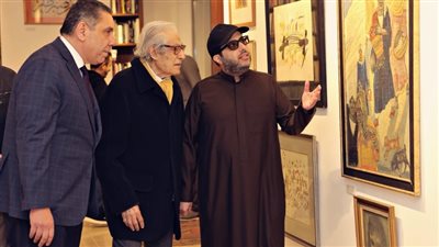 تركي آل الشيخ ينشر صورا خلال زيارته لمتحف فاروق حسني