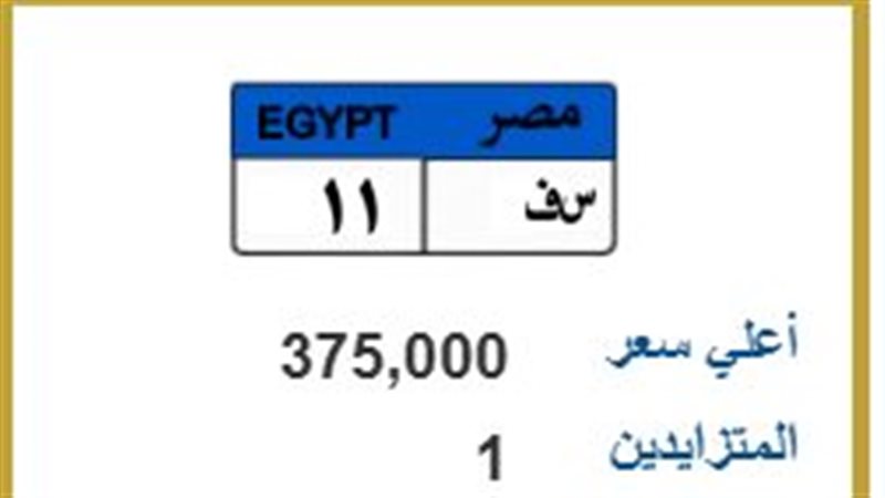 لوحة معدنية مميزة  
