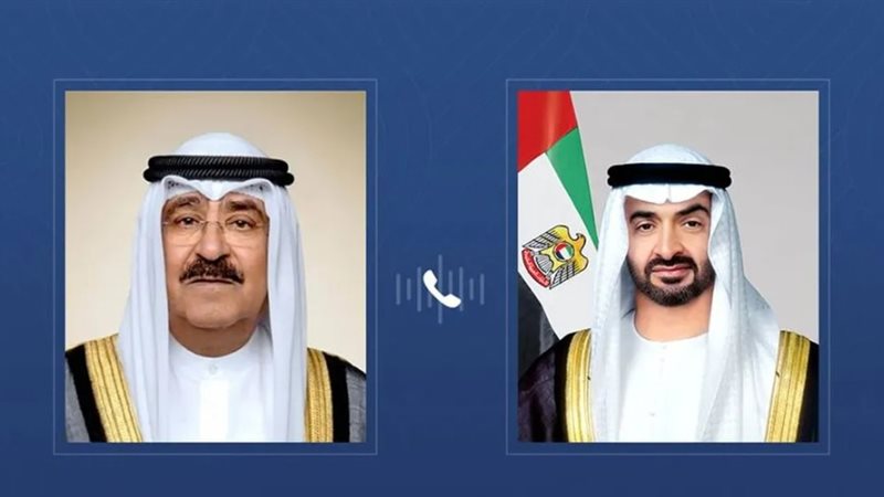 رئيس الإمارات وأمير الكويت
