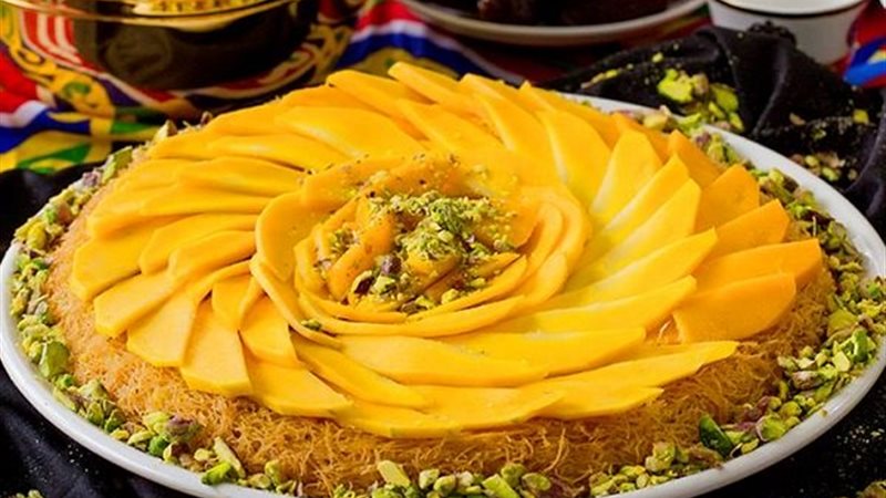 كنافة بالمانجو 