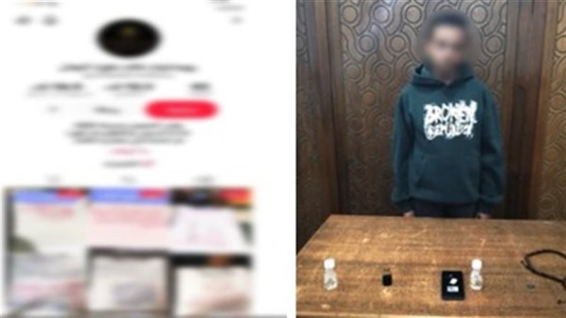 المتهم عقب القبض عليه