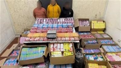 بحوزتهم 8 ملايين قطعة ألعاب نارية بالقاهرة.. 3 أشخاص معرضون لهذه العقوبة