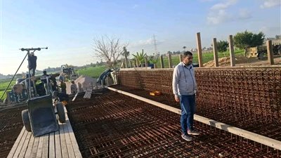 تطوير البنية التحتية بالبحيرة.. إحلال وتجديد كوبري أبيس على مصرف أبيس لتحسين حركة المرور