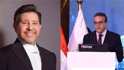 زيارة إنسانية من وزير الصحة للفنان هاني شاكر بعد تدهور صحته