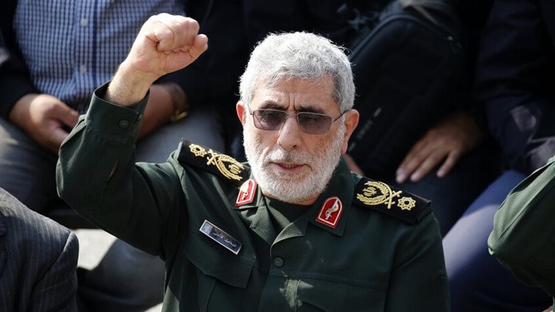 قائد فيلق القدس بالحرس الثوري الإيراني إسماعيل قاآني