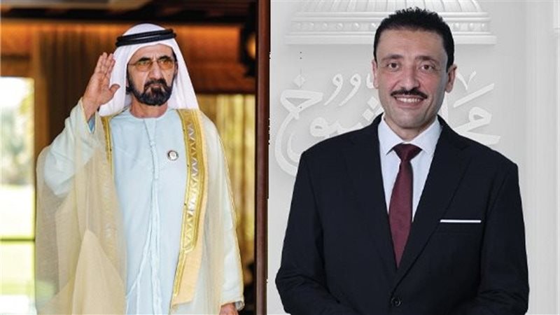 النائب محمد رزق وسمو الشيخ محمد بن راشد آل مكتوم