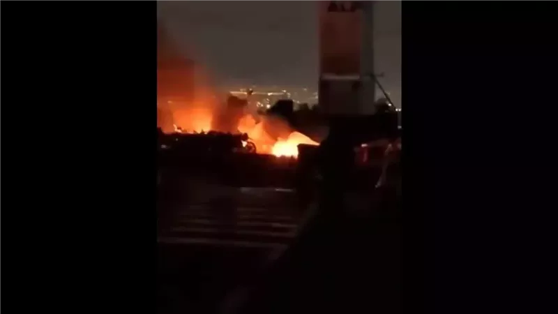 أحد مواقع الغارات الإسرائيلية على طهران  اقرأ المزيد على موق