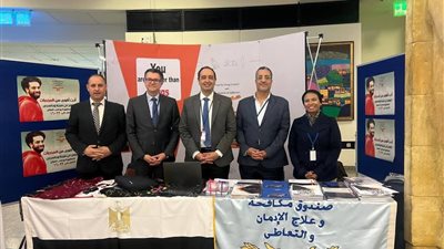 مدير صندوق مكافحة الإدمان يتفقد جناح منتجات المتعافيات من الإدمان بالأمم المتحدة 